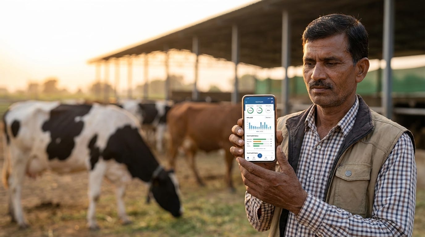 Dairy Farm Scene